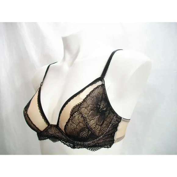32C b.tempt'd 951222 by Wacoal b.provocative Underwire Bra Black New with Tags - Picture 3 of 5